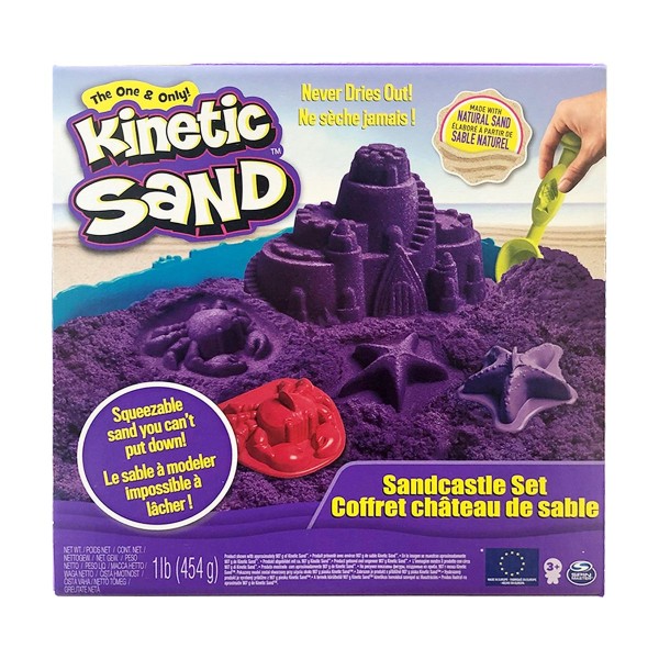Spin Master 6024397 (20078910) 2.Wahl - Kinetic Sand - Sandburg Set lila