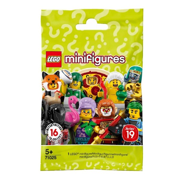 Lego 71025 sort. - Minifigures - Series 19, 1 Tüte - zufällige Auswahl