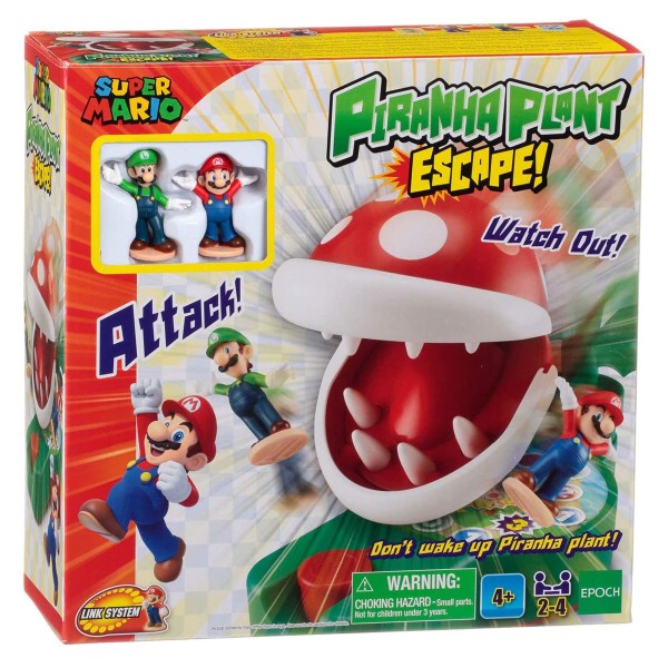 EPOCH 7357 - Nintendo - Super Mario - Link System, Piranha Plant Escape, Geschicklichtkeitsspiel