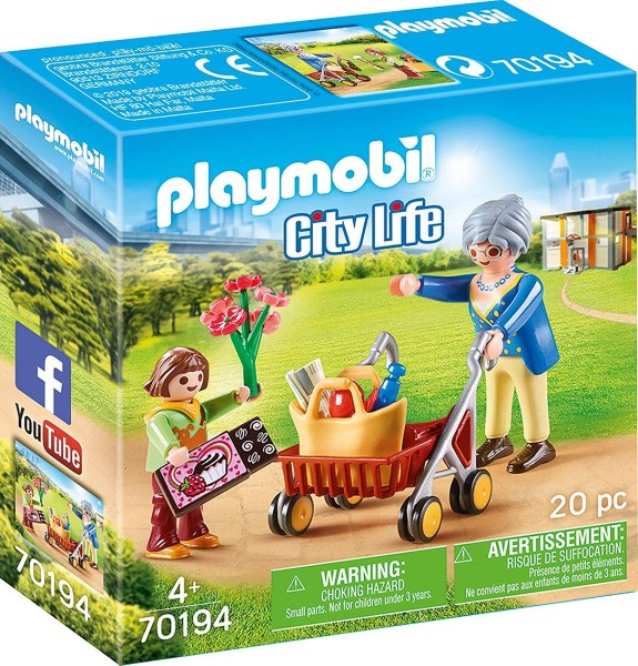 PLAYMOBIL® 70194 - City Life - Oma mit Rollator
