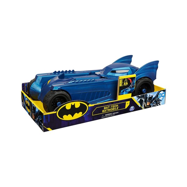 Spin Master 6055297 (20130189) - DC - Batman - Batmobile für Figuren bis 30 cm (blau)