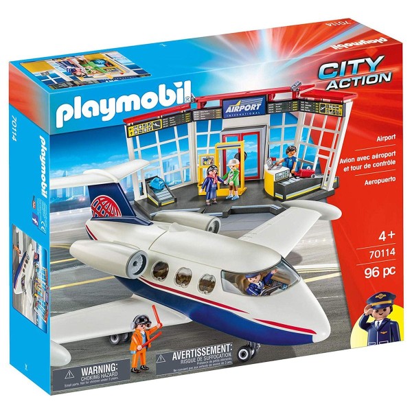 PLAYMOBIL® 70114 - City Action - Flughafen, 96 Teile