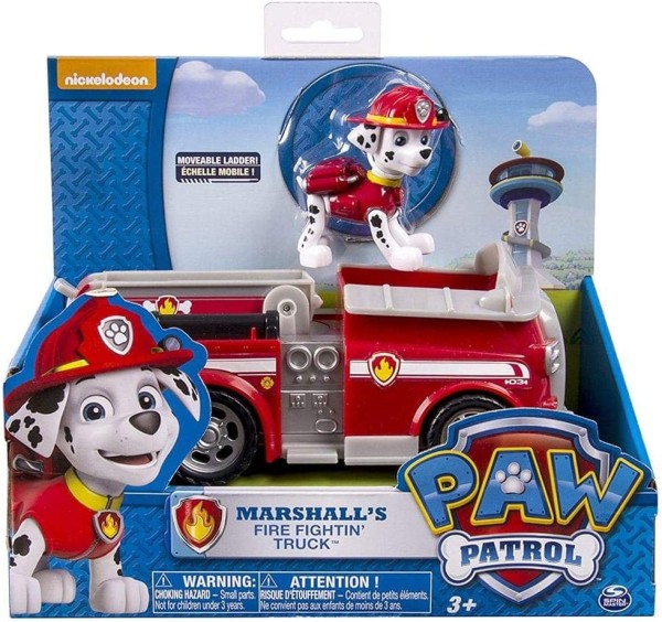 Spin Master 6058795 (20127061) - Paw Patrol - Feuerwehrfahrzeug inkl. Marshall