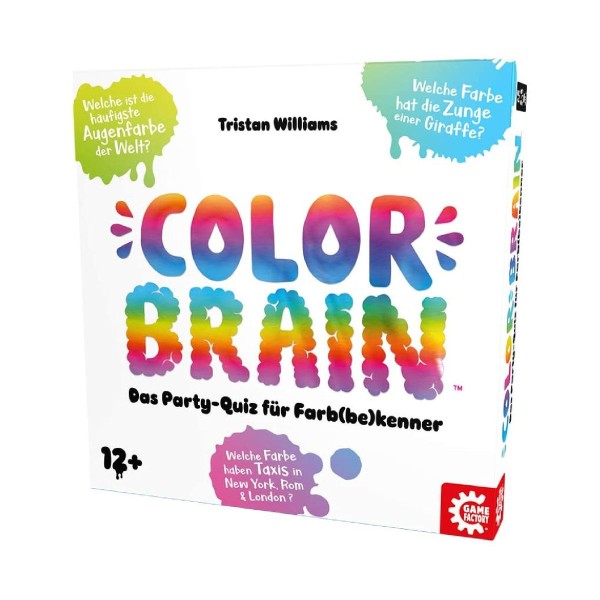 Carletto 646234 - Game Factory - Color Brain, Party-Quiz