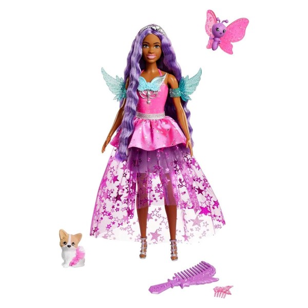 Mattel HLC33 - Barbie - A Touch of Magic - Puppe mit Zubehör, Brooklyn