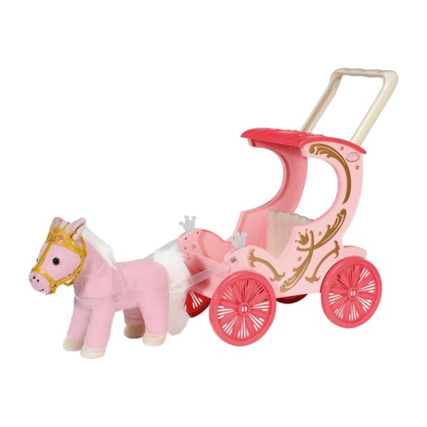 Zapf 707210 - Baby Annabell - Little Sweet Kutsche & Pony 2in1