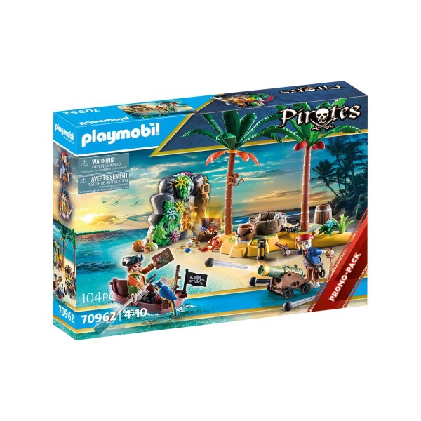 PLAYMOBIL® 70962 - Pirates - Piratenschatzinsel mit Skelett
