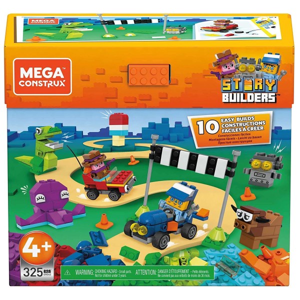 Mattel GRG42 - Mega Construx - Story Builders - Bausteine-Set mit 325 Teilen