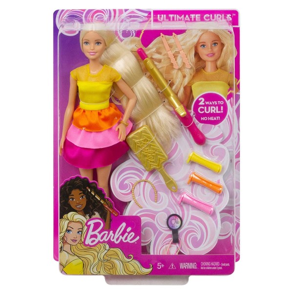 Mattel GBK24 2.Wahl - Barbie - Ultimate Curls - Locken Style Puppe mit Zubehör