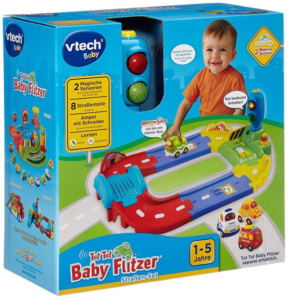 V-Tech 80-127804 2.Wahl - Baby - Baby Flitzer Straßen Set