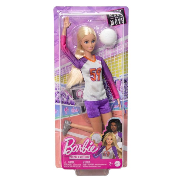 Mattel HKT72 - Barbie - You can be anything - Volleyballspielerin mit Zubehör
