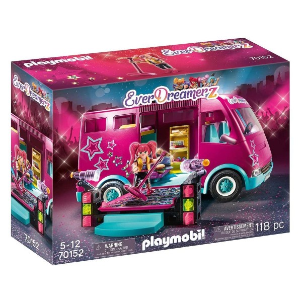 PLAYMOBIL® 70152 - Ever Dreamerz - Tourbus mit Zubehör und Spielfigur, 118 Teile