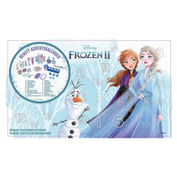 DIV 1580300E - Disney - Frozen II - Adventskalender mit Kosmetik