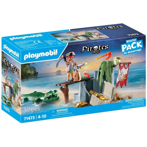 PLAYMOBIL® 71473 - Pirates - Starter Pack Pirat mit Alligator