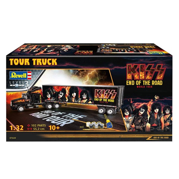 Revell 07644 - KISS - End of the Road - Modellbausatz, 1:32, Tour Truck