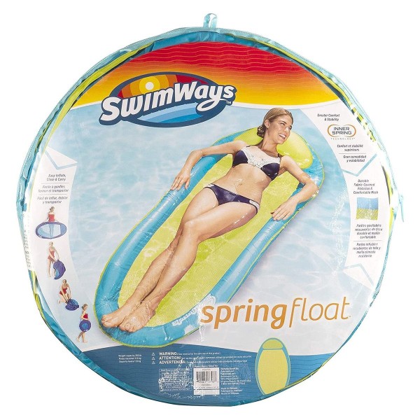 Spin Master 6045237 sort. - SwimWays - Spring Float, Wasserhängematte, mehrfach sortiert