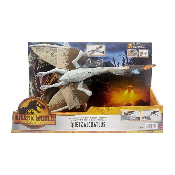 Mattel HDX48 - Jurassic World - Dominion - Massive Action - Quetzalcoatlus, Dinosaurier