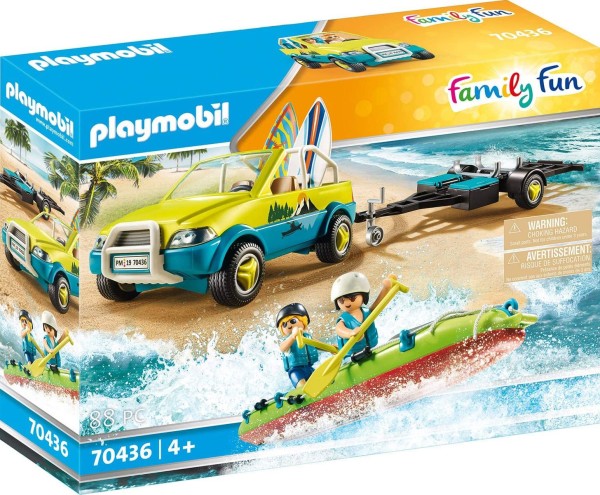 PLAYMOBIL® 70436 2.Wahl - Family Fun - Strandauto mit Kanuanhänger