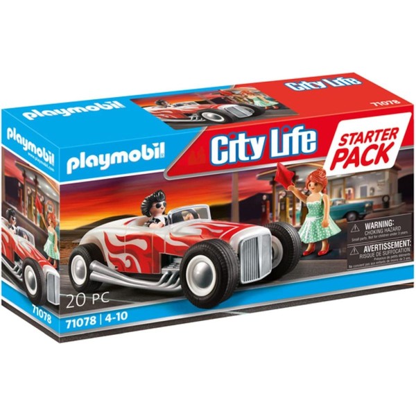 PLAYMOBIL® 71078 - City Life - Starter Pack Hot Rod