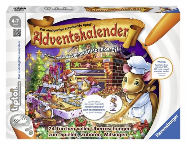 Ravensburger 00738 2.Wahl - Tiptoi - Adventskalender 2015 - In der Weihnachtsbäckerei
