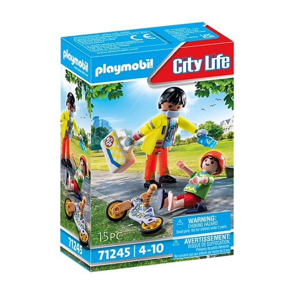 PLAYMOBIL® 71245 - City Life - Sanitäter mit Patient