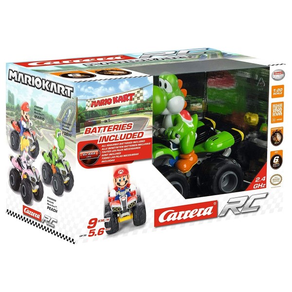 Stadlbauer 370200997 2.Wahl - Carrera RC - Nintendo - Mario Kart - Ready to Run - Yoshi, Fahrzeuge m
