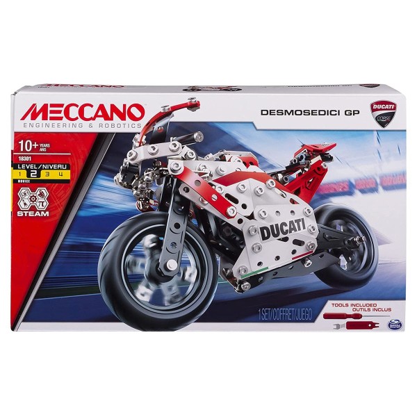 Spin Master 6044539 (20102573) - Meccano - Ducati - Desmosedici Moto GP, Motorrad - Level 2 Bausatz