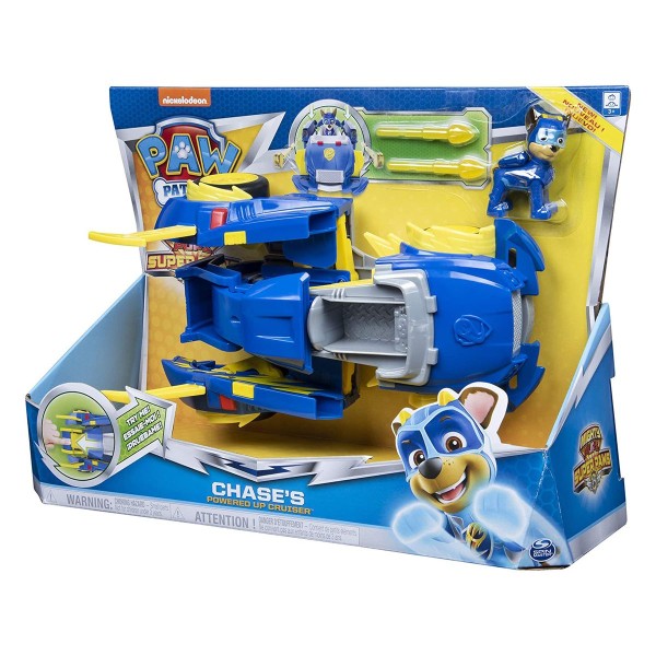 Spin Master 6052653 (20115057) - Paw Patrol - Mighty Pups - Chase's Powered up Cruiser