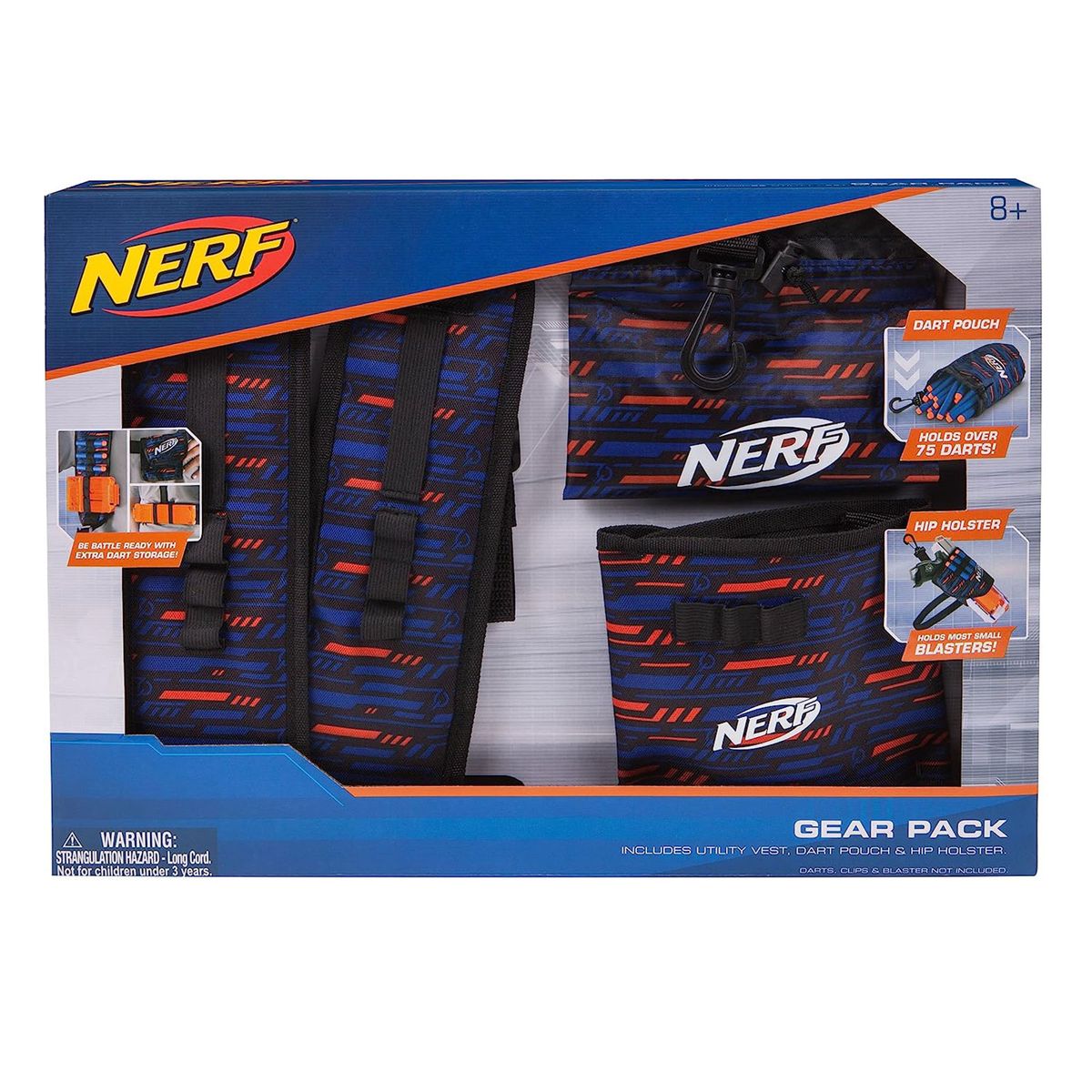 Jazwares NER0160 - Nerf Elite - Elite - Mobile Gear Pack, ohne