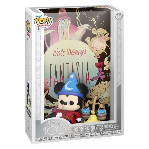 DIV FK67578 - Funko - Disney 100 - POP! Movie Posters - Fantasia - Vinyl-Figur, Nr. 07, ca. 9 cm