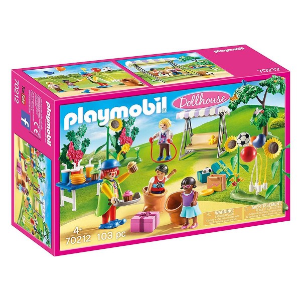PLAYMOBIL® 70212 - Dollhouse - Kindergeburtstag mit Clown