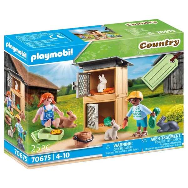 PLAYMOBIL® 70675 - Country - Geschenkset "Kaninchenfütterung"