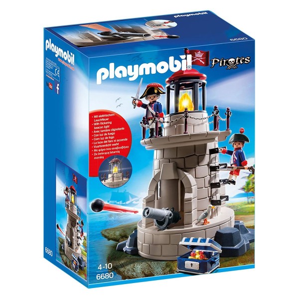 PLAYMOBIL® 6680 - Pirates - Soldatenturm mit Leuchtfeuer