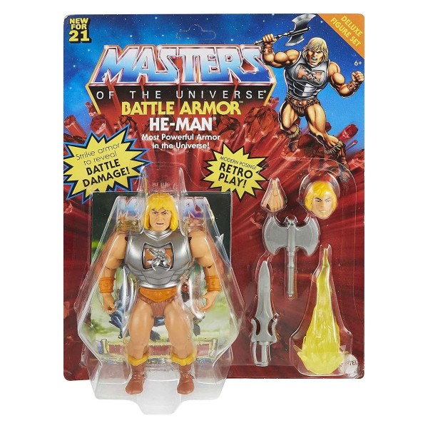 Mattel GVL76 - Masters of the Universe - Deluxe-Actionfigur, Sammelfigur, 14 cm, He-Man