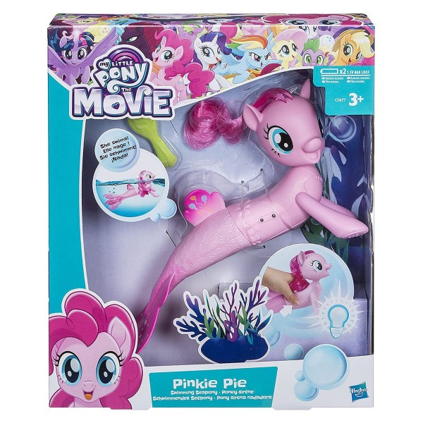 Hasbro C0677 - My Little Pony - The Movie - Schwimmendes Seepony Pinkie Pie
