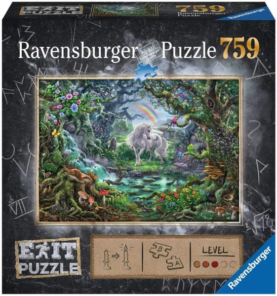 Ravensburger 15030 - Exit - Puzzle, Fantasy Einhorn, 759 Teile