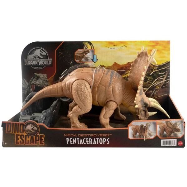 Mattel HCM05 - Jurassic World - Dino Escape - Mega Zerstörer - Pentaceratops