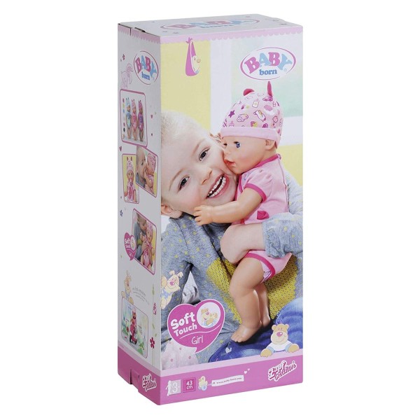 Zapf 826065 2.Wahl - Baby Born - Puppe, Soft Touch, 43 cm, Girl
