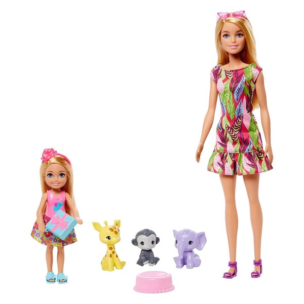 Mattel GTM82 - Barbie - Chelsea - The Lost Birthday - Puppen mit Zubehör, Dschungelabenteuer