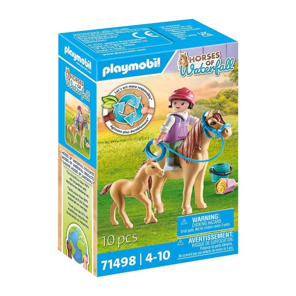 PLAYMOBIL® 71498 - Horses of Waterfall - Kind mit Pony und Fohlen