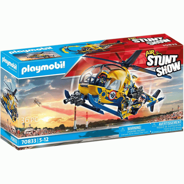 PLAYMOBIL® 70833 - Air Stuntshow - Filmcrew-Helikopter
