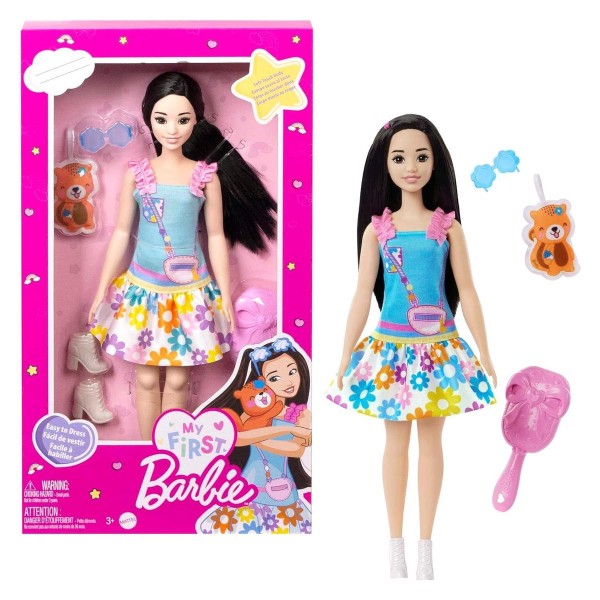 Mattel HLL22 - Barbie - My First - Renee Puppe inkl. Zubehör