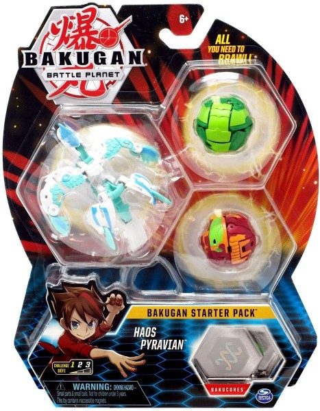 Spin Master 6045144 (20119859) - Bakugan Battle Planet - Starter Pack Haos Pyravian