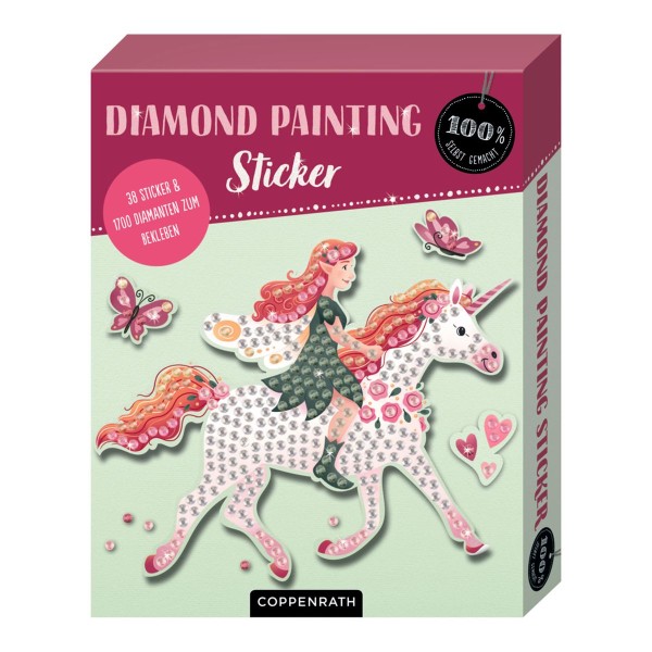 Coppenrath 95429 - Die Spiegelburg - 100% selbst gemacht - Diamond Painting Sticker