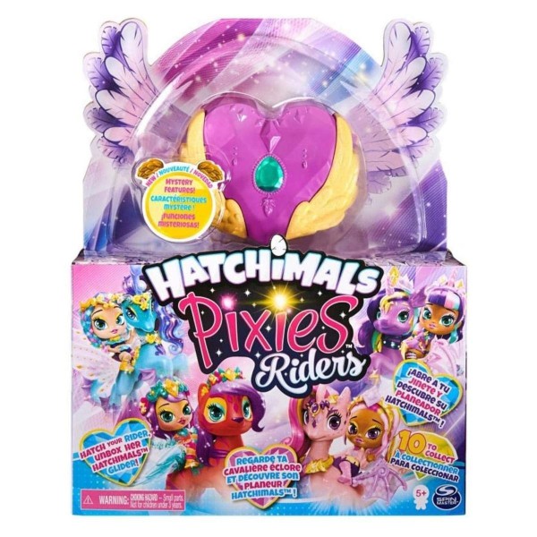 Spin Master 6058551 (20127519) - Hatchimals - Pixies Riders - Lilac Luna & Swanling Glider