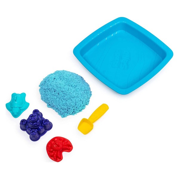 Spin Master 6024397 (20106636) - Kinetic Sand - Sandbox Set - blau