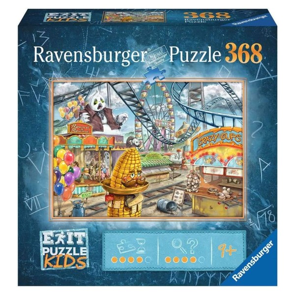 Ravensburger 12926 - Exit Puzzle Kids -Im Freizeitpark, 368 Teile