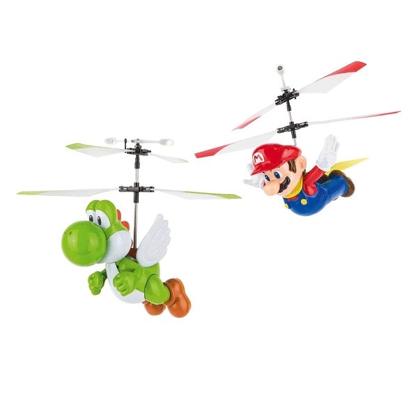 Stadlbauer 370501038 2.Wahl - Carrera RC - Super Mario - Flying Cape Mario + Yoshi Grün, Helikopter