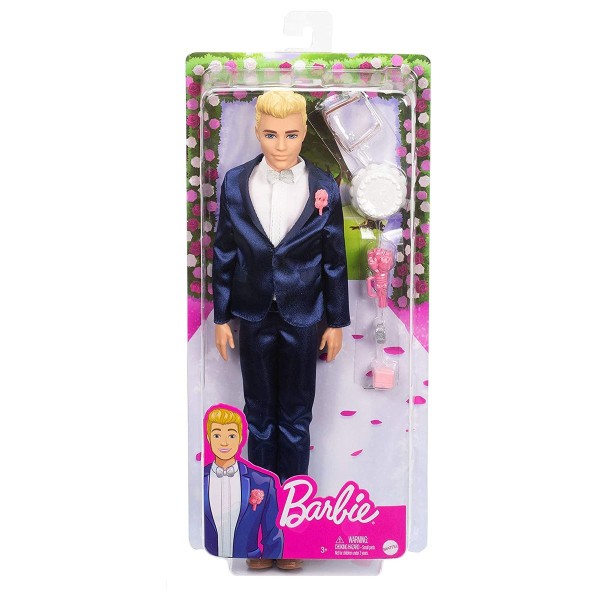Mattel GTF36 - Barbie - Puppe, Ken, Bräutigam