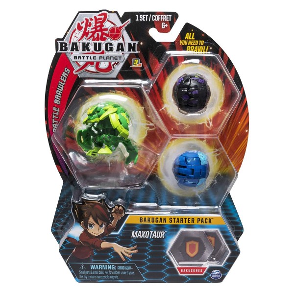 Spin Master 6045144 (20104025) - Bakugan Battle Planet - Starter Pack Maxotaur